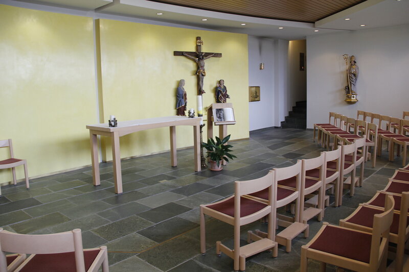 Die Theodulskapelle im Untergeschoss der Kirche Die Theodulskapelle im Untergeschoss der Kirche